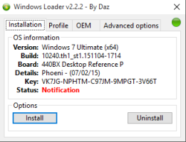 Windows Loader by Daz Activator