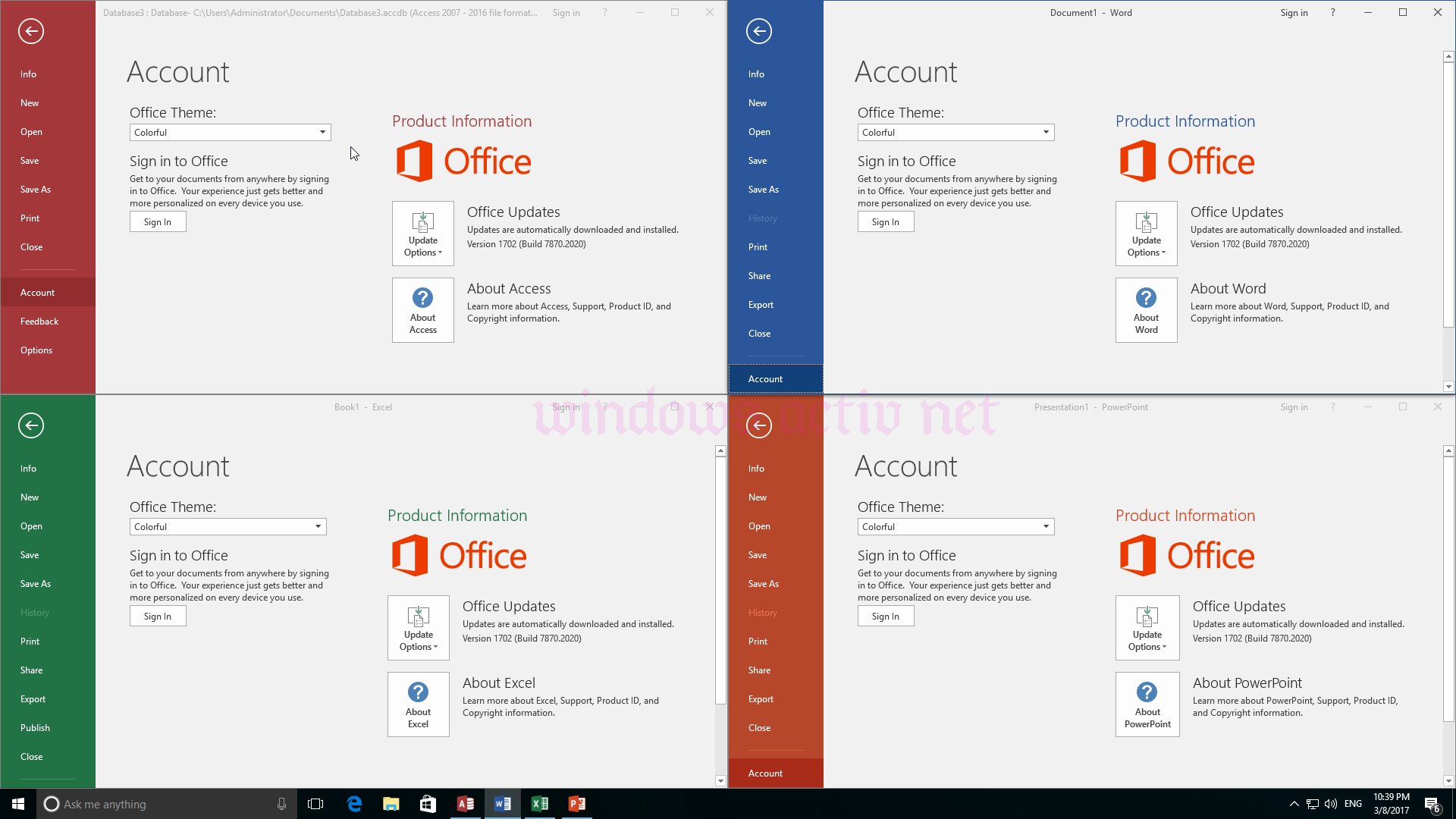 manually activate office 2016 with kms