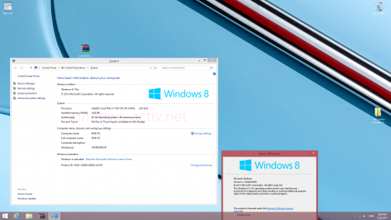 Windows 8.1 x64 activated reloader 3